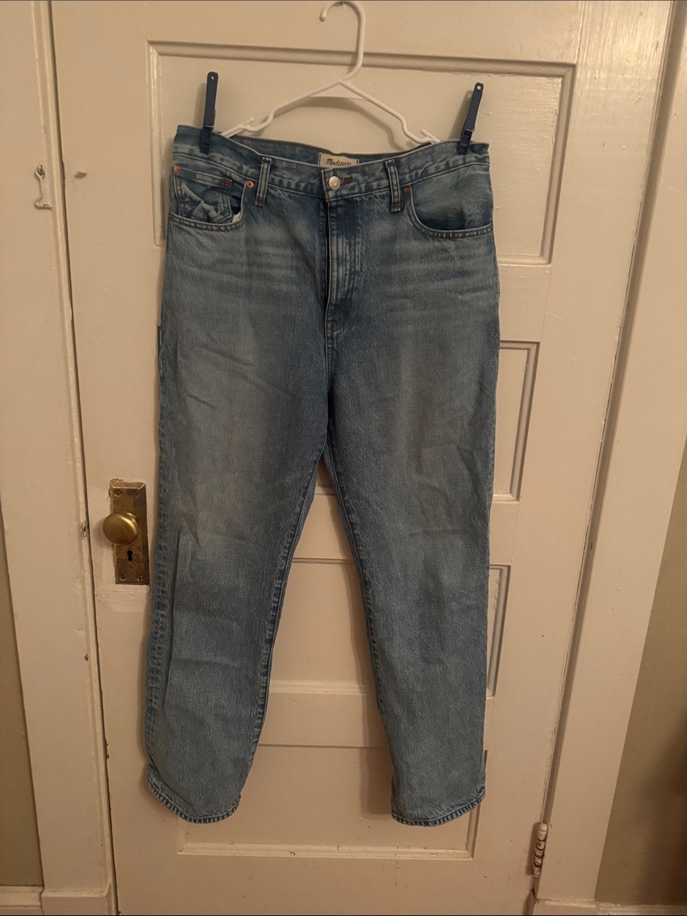 Madewell Light Blue Straight-Leg Jeans